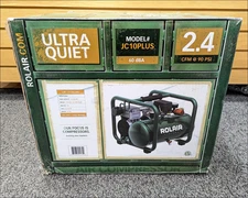Rolair JC10PLUS 1 Hp - Ultra-Quiet (115V) 90Psi 2.5 Gallon Oil Less Compressor