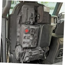 Tactical Seat Back Organizer, Universal Car Seat Back Black/waterproof bag
