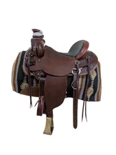 059-325 15'' New MCcall Western Pendelton Ranch Saddle FQH