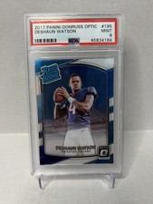 2017 Donruss Optic #195 DeShaun Watson Rated Rookie Graded Rookie Card PSA 9. rookie card picture