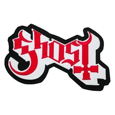 Ghost Iron-on Back Patch | Swedish Hard Arena Pop Rock Heavy Metal Band Logo