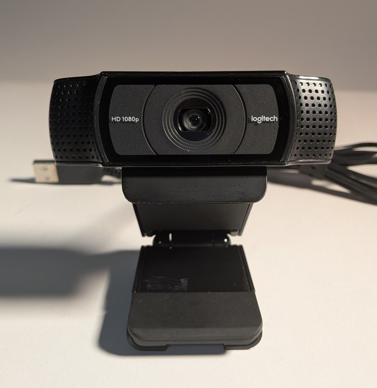 Logitech C920 HD Pro 1080p Webcam USB Zoom Streaming OBS Twitch Work From Home