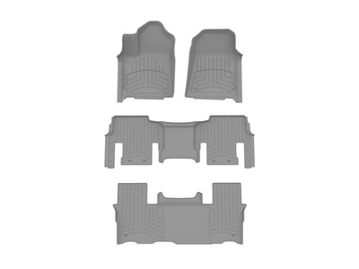 WeatherTech FloorLiner HP for 2022-2024 Jeep Grand Wagoneer - Full Set, Black
