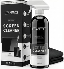 EVEO Screen Cleaner Spray - Large Bottle - TV 1 Pack