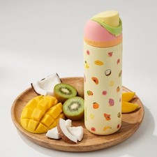 Owala FreeSip 24  32OZ Water Bottle Fruit Pattern Special Edition Yellow Gift