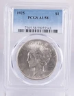Certified 1925 Peace Dollar PCGS AU58 Silver $1