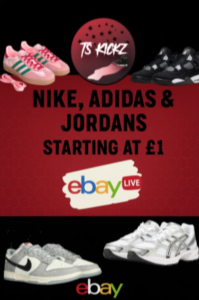 £1 START AUCTIONS! - BRAND NEW NIKE, ADIDAS, CONVERSE, PUMA SNEAKERS!!!