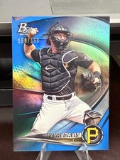 2022 Bowman Platinum Top Prospects Henry Davis Blue 150/150 - Bookend