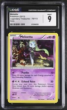 CGC 9 - Meloetta #78 Pokemon Legendary Treasures - Holo on eBay