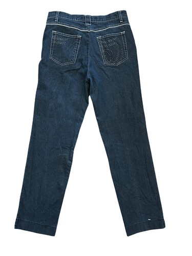 Dismero Womens Straight-Leg Denim Jeans Made In Italy Size 29 - Picture 2 of 12