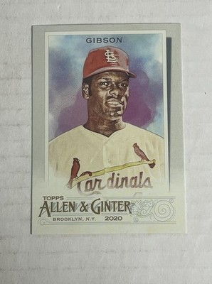 2020 Topps Allen & Ginter #120 Bob Gibson St. Louis Cardinals