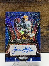 2025 Prizm Black FOTL James Lofton Prizmatrix AUTO Blue Shimmer /15