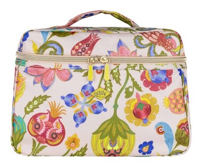 Oilily Cocos Beauty Case Kosmetiktasche Sand beige bunt Neu