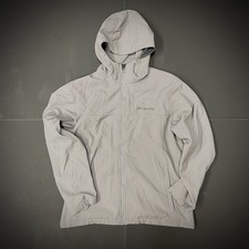 Columbia Men's Large Gray Fleece Full Zip Polyester Jacket