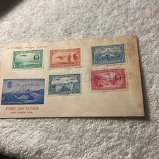 NICARAGUA.(-1939-)-WILL ROGERS-Complete Set-FDC-CACHET -#8