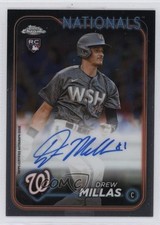 2024 Topps Chrome Rookie Auto Drew Millas #RA-DM Auto 10k8