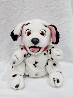 Disney Store 101 Dalmatians  Lucky'' Puppy Dog Plush Hand Puppet 10  Bark Sound