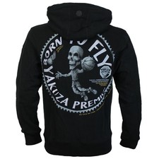 Yakuza Premium Herren Sweatjacke 4025 C schwarz Zipper in Größe S bis 5XL