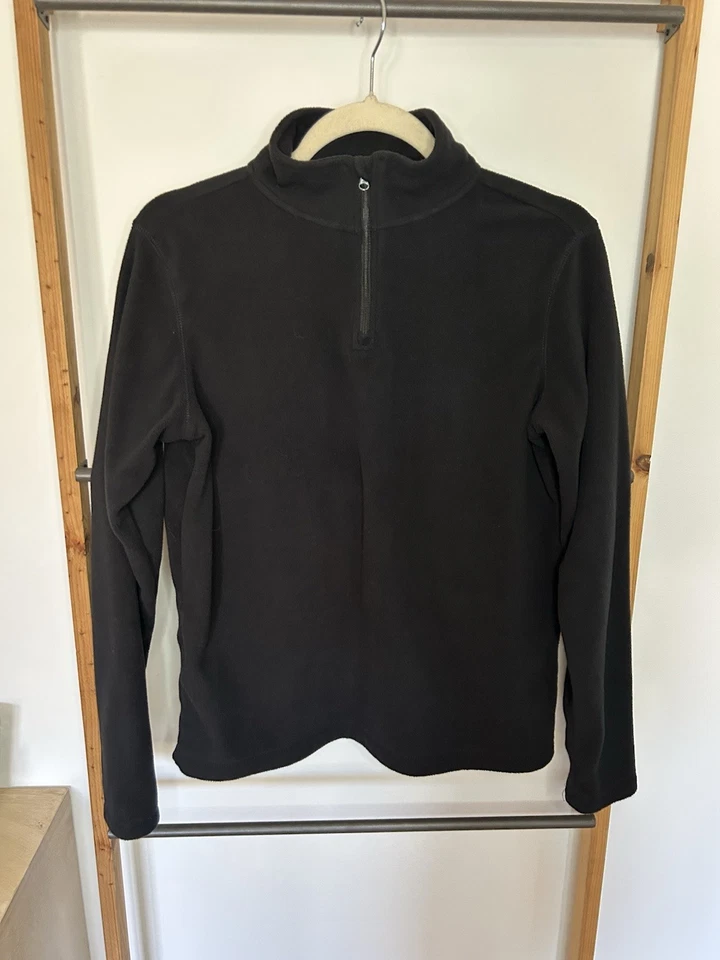 Пуловер Lands' End Anyweather из флиса на четверть молнии большой размер 14-16 - Изображение 2 из 4