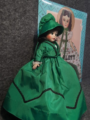 Muñeca Madame Alexander 1968 Cissette 10" SCARLETT 1181 con muñecas de papel Peck-Gandré - Imagen 4 de 24