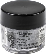 Jacquard Products Jacquard Pearl Ex Powdered Pigment 3g-Metallics - Antique Silv