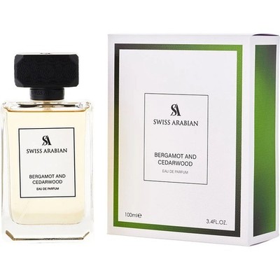 Swiss Arabian Men's Bergamot And Cedarwood EDP Spray 3.4 oz Fragrances