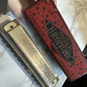 M Hohner Super Chromonica Harmonica No. 260 1/2, boxed,