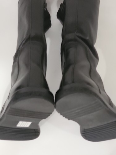 🔥 Sz 37 Rick Owens Creeper Biker Moto Boots Leather Black GREAT SHAPE!!! - Picture 15 of 15