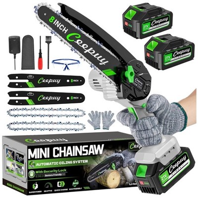 Compact Electric Chain Saw with Security Lock