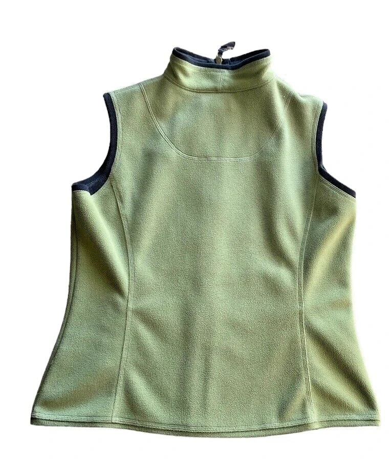 Pendleton Women’s Large Green Full-Zip Fleece Ves… - image 3