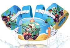 Kids Swim Vest Toddler Floaties for 22-66 Lbs, Adjustable Arm Floaties with S...