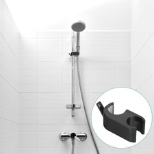 Handheld Shower Sprayer Holder Black ABS Bathroom Use 1Pcs 3.0X1.0X1.0in
