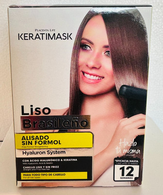 Brazilian Keratin Hair Straightening Kit   PLACENTA LIFE Keratimask   New Box  