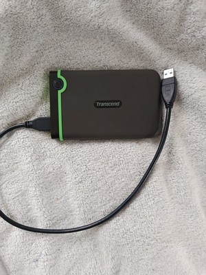 Transcend  1TB, USB 3.1, 2,5 Zoll Externe Festplatte Slim Wie Neu