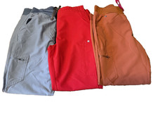 WOMEN'S FIGS LOT OF 3 SCRUBS PANTS SIZE M USED