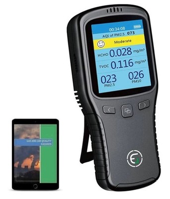 EG Air Quality Monitor, Detector, Pollution Meter , Test Indoor Pollution NEW