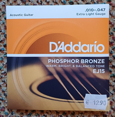 Saiten Westerngitarre D'Addario EJ15-3D .010-047 Gitarren Saiten Gitarrensaiten 