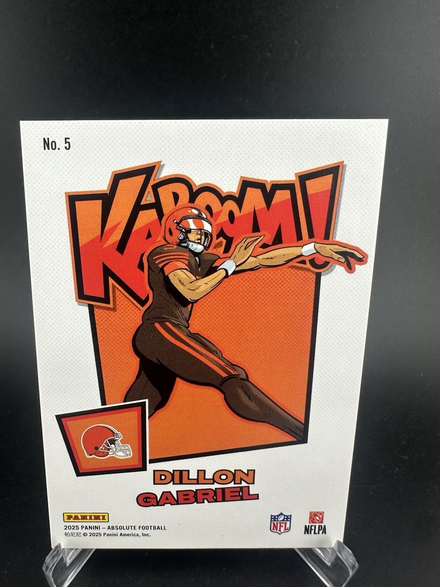 2025 Panini Absolute - Kaboom! Horizontal Dillon Gabriel #5 (RC 