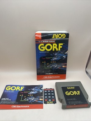 Gorf Atari 5200 Video Game With Manual CiB