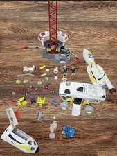 Huge PLAYMOBIL MarsMissionSpace Lot Set 9487 9488 9489 9490 Station Rocket Rover