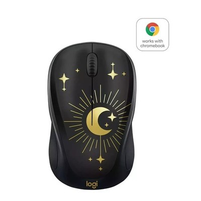 Logitech Compact Wireless Mouse, 2,4 GHz mit USB-Empfänger, Magic Night