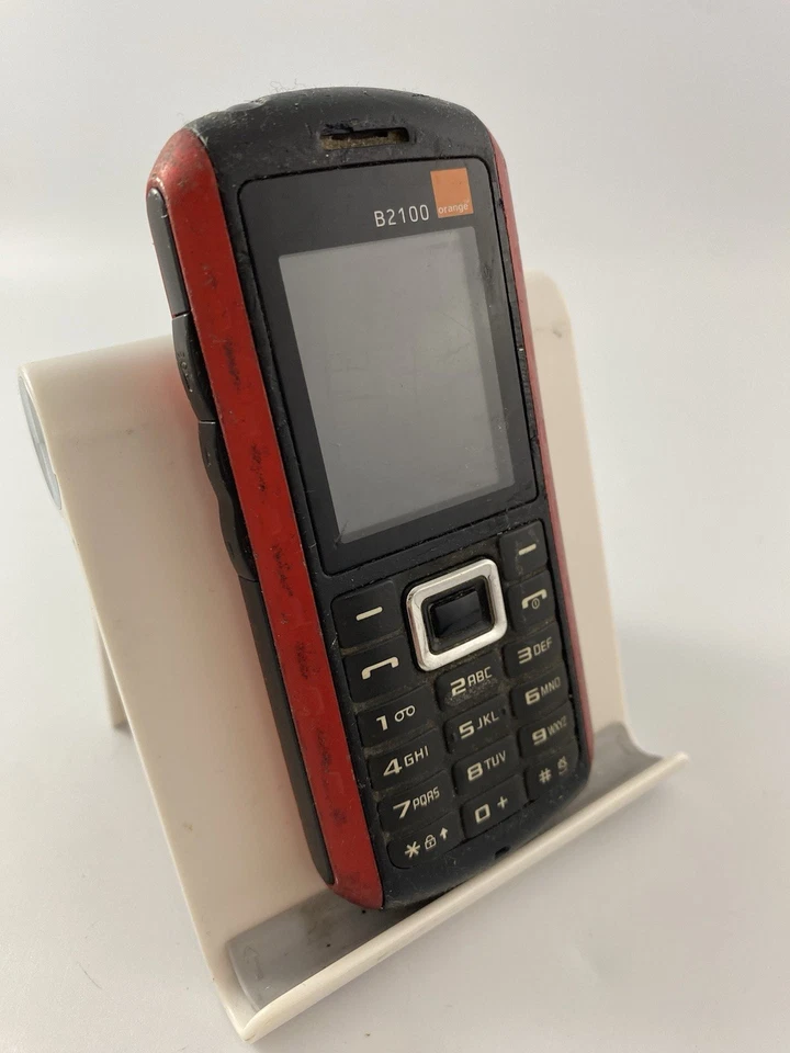Samsung B2100 Black Orange Network 10MB 1.77" Rugged Mobile Phone Incomplete, photo 1 of 5