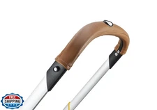 Baby and Beyond Leather Look Doona Stroller Handle Cover - 1 Pack, Brown