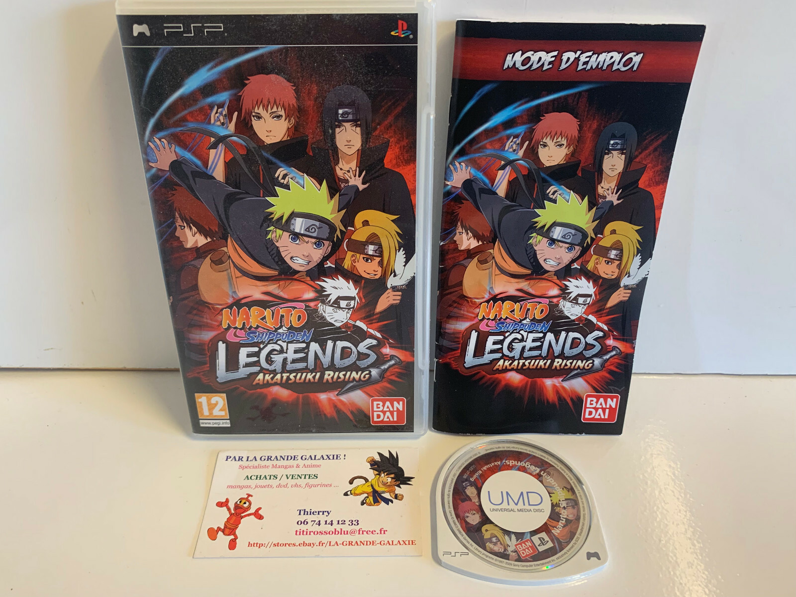 Jeu Vidéo Naruto Shippuden Legends Akatsuki Rising Sony Playstation PSP Complet