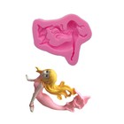 Mermaid 3D Silicone Mold Fondant Mold Cake Decorating Tool Chocolate Mould A711