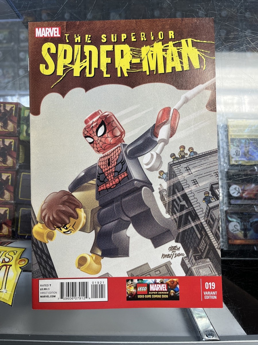 SUPERIOR SPIDER-MAN #19 LEGO RETAIL VARIANT NM AMAZING FANTASY #15