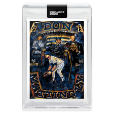 2020 Topps Project Card #118 Don Mattingly by Andrew Thiele PR: 8,469 with Box