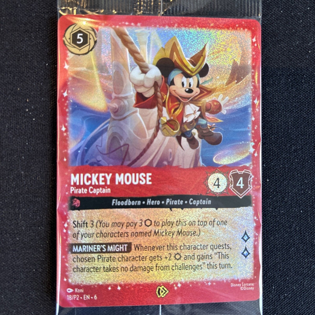 ※nao※ ロルカナ Lorcana Mickey foil PSA10 Disney Lorcana Mickey Mouse Friendly Face Rare Non Foil PSA