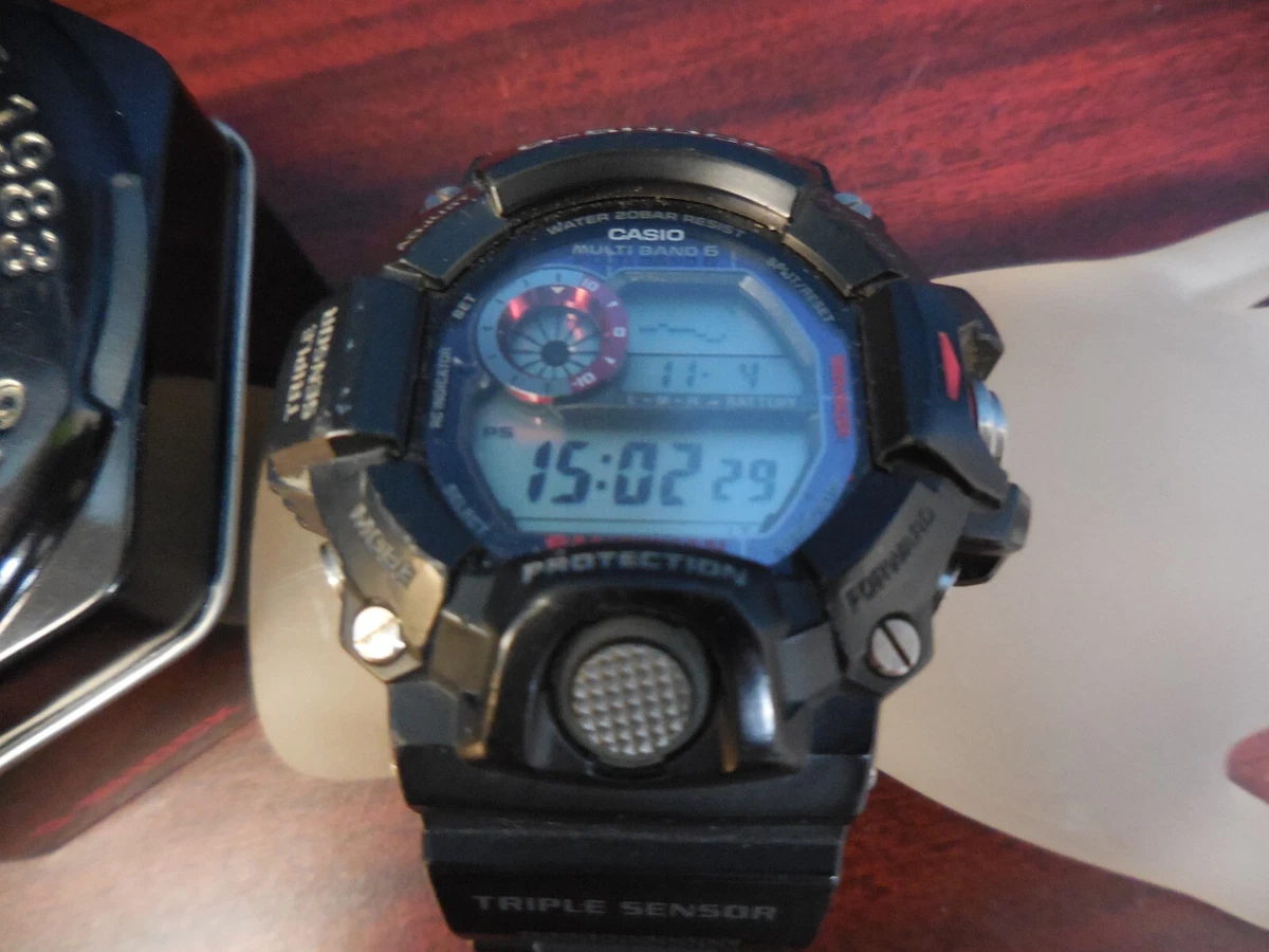 Casio Men s 3410 GW9400Rangeman G Shock Solar Atomic Watch