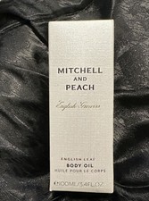 Mitchell and Peach English Growers Body Oil English Leaf 3.4oz Full Size NIB